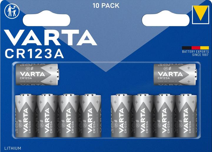Varta CR123A (10 pcs., CR123A, 1430 mAh)