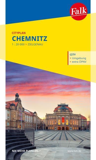 Immagine prodotto Falk Mappa della città di Chemnitz 1:20.000
