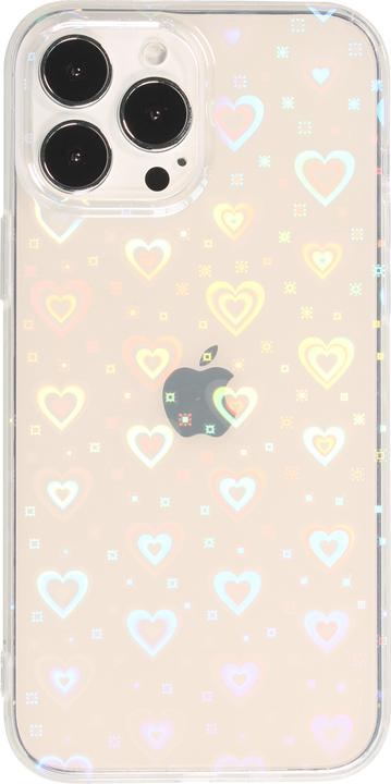 Produktbild PhoneLook Hülle irisierende Herzen Animationseffekt (Apple iPhone 13 Pro)