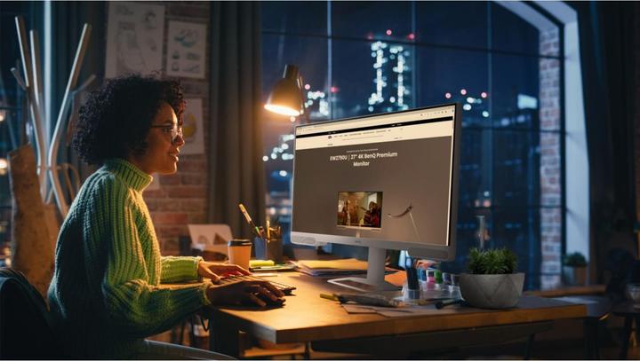 Immagine prodotto BenQ 68,6cm EW2790U 16:9 USB-C/HDMI white spk. UHD (3840 x 2160 pixel, 27")