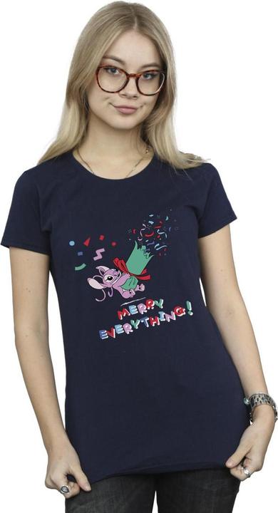 Produktbild Disney Lilo And Stitch Angel Merry Everything TShirt (M)