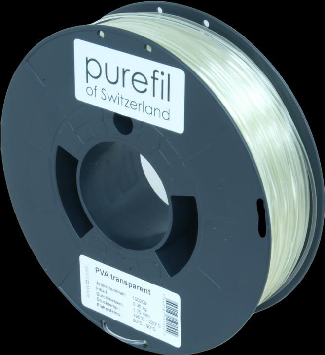 Productafbeelding Purefil Draad (PVA, 1.75 mm, 350 g, Transparant)