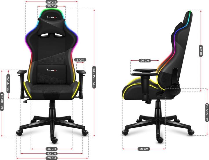 Actual product image Huzaro Force 6.2 RGB Mesh