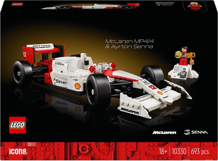 LEGO McLaren MP4/4 e Ayrton Senna (10330, LEGO Icons)