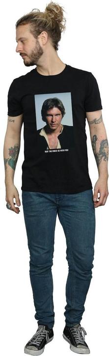 Image du produit Star Wars - T-shirt HAN SOLO MAY THE FORCE - Homme (M)