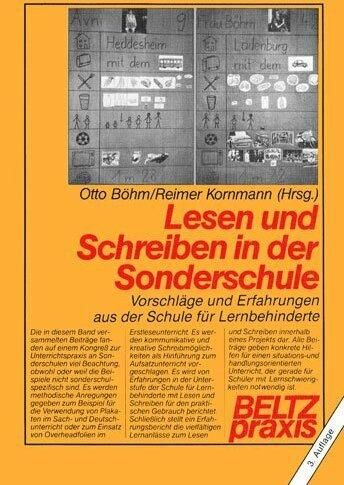 Immagine prodotto Lesen und Schreiben in der Sonderschule (Tedesco, Reimer Kornmann, Otto Böhm, 1993)