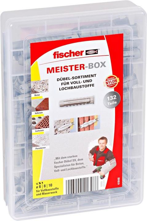 Fischer Master Box SX Dowels (132 pcs.)
