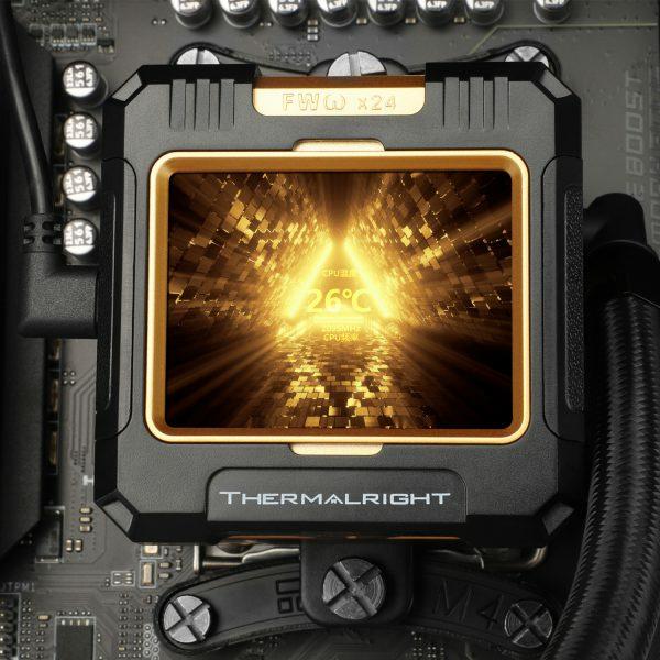 Actual product image Thermalright Frozen Warframe 240 Computer case, Processor All-in-one liquid cooler 12 cm Black 1...