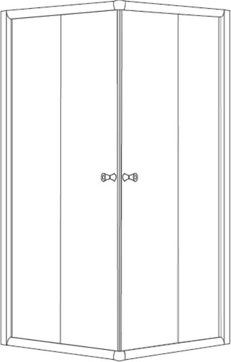 Image du produit Aquaperl Classic (80 cm, 80 cm, 185 cm)