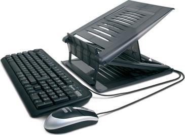 Immagine prodotto Hamlet Kit Tiramisù piattaforma per Notebook con tastiera e mouse usb