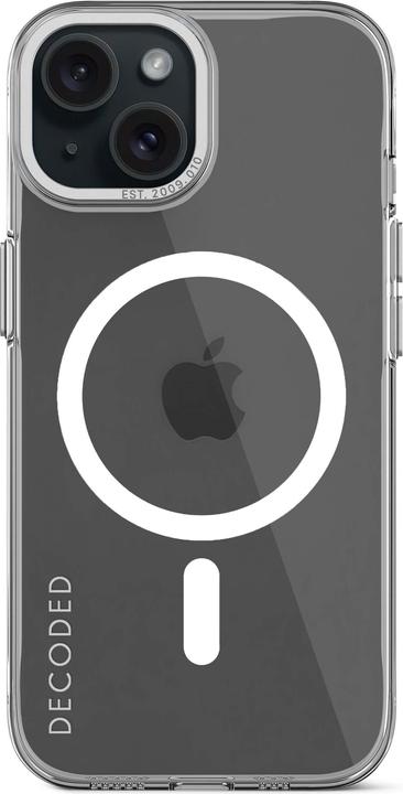 Immagine prodotto Decoded Backcover in plastica riciclata per iPhone 15 trasparente (Apple iPhone 15)