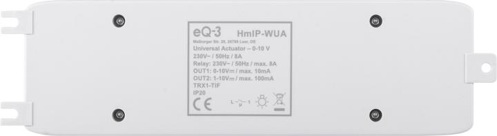 Actual product image Homematic IP Smart Home Universal Switch Actuator 0-10 V (Switch actuator)