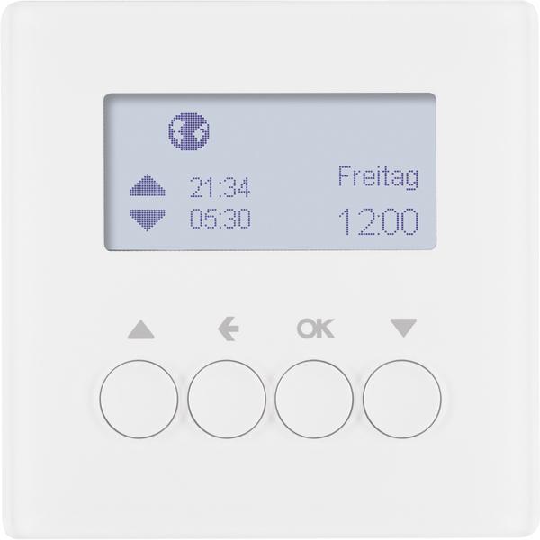 Actual product image Berker Temporizador para persianas, plataforma.Net, para series Q.x de hager, blanco polar