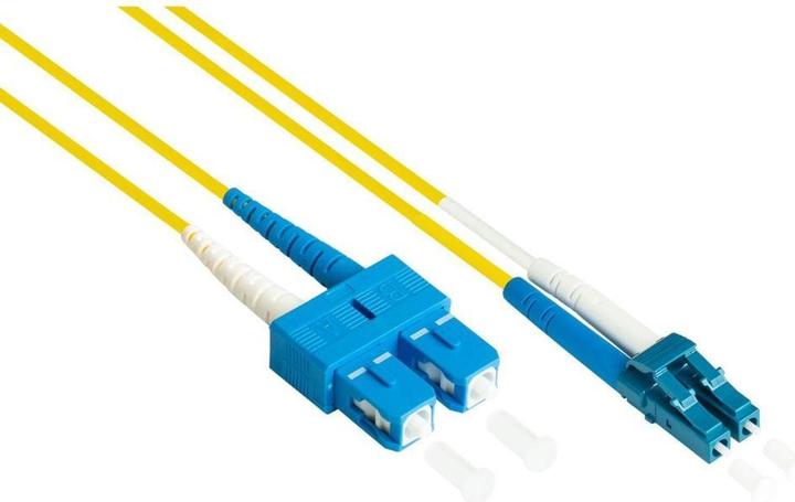 Produktbild Varia Patchkabel LWL Duplex OS2 (Singlemode, 9125) LCSC, LSZH, austauschbare Polaritt (15 m)