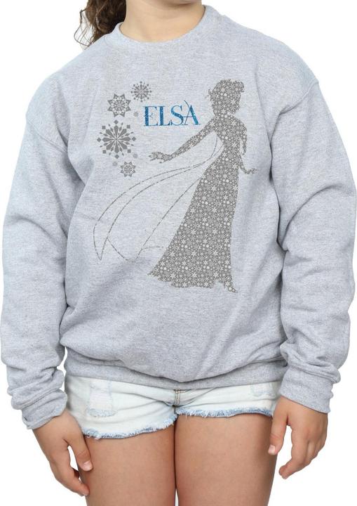 Immagine prodotto Disney Frozen Elsa Christmas Silhouette Felpa Ragazze (152, 158)