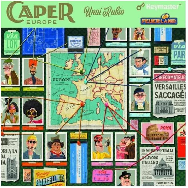 Image du produit Feuerland Caper Europe. Jeu de société, pour 2 joueurs, à partir de 10 ans, édition FR (Allemand)