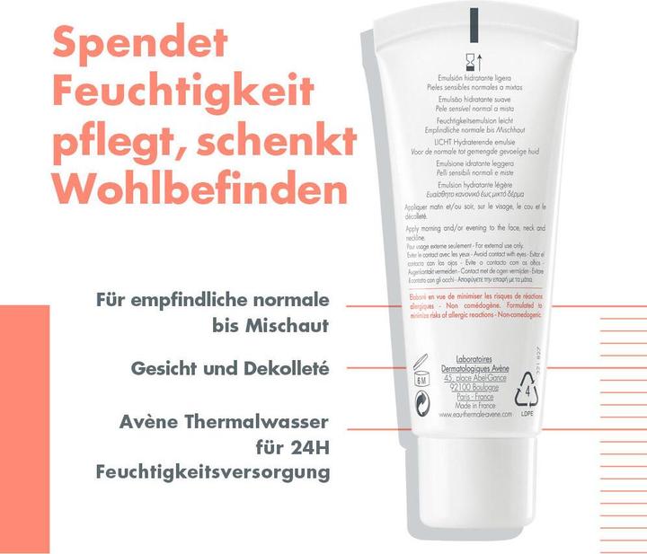 Actual product image Avène Hydrance Light (40 ml, 24h cream)
