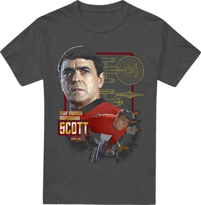 Actual product image Unisex Adult Chief Engineer Scott T-Shirt (XL)