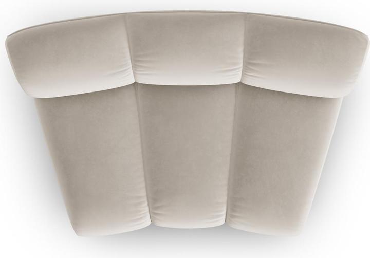 Actual product image Micadoni Velvet Modul Armless, "Lupine", 1 Seat, 154x95x70Made in Europe (2 person sofa, 3-seater, 4-seater)