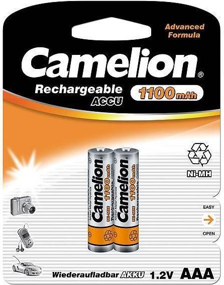 Actual product image Camelion NH-AAA1100-BP2 - Battery 2 x AAA - NiMH - (rechargeable) (2 pcs., AAA, 1100 mAh, Rechargeable battery)