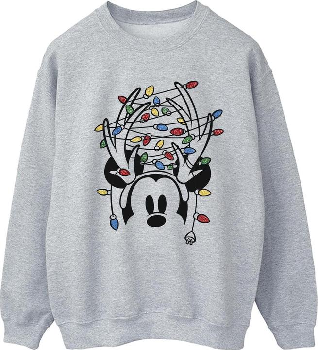 Produktbild Disney Mickey Mouse Christmas Head Lights Sweatshirt (XL)