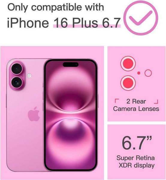 Actual product image MU Classic RJT Clear Case Series (Apple iPhone 16 Plus)