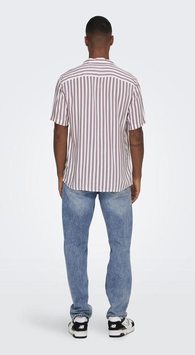 Image du produit Only & Sons Chemise rayée à manches courtes (M)