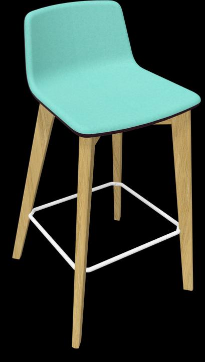 Mint, Bordeaux - Mélange rouge, Blanc, Frêne naturel teinté gris clair