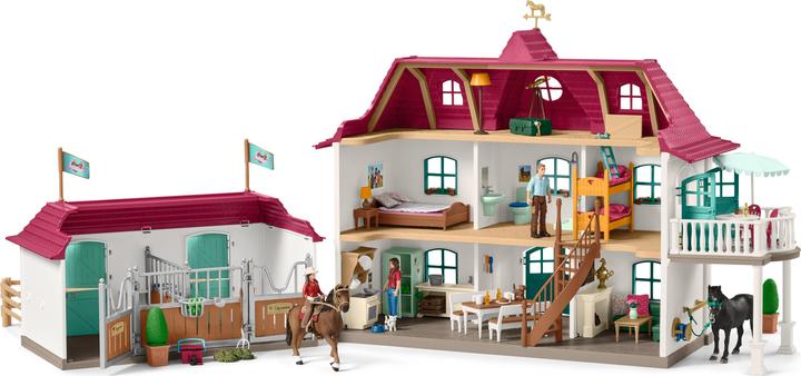Schleich Grote paardenboerderij met woonhuis en stal