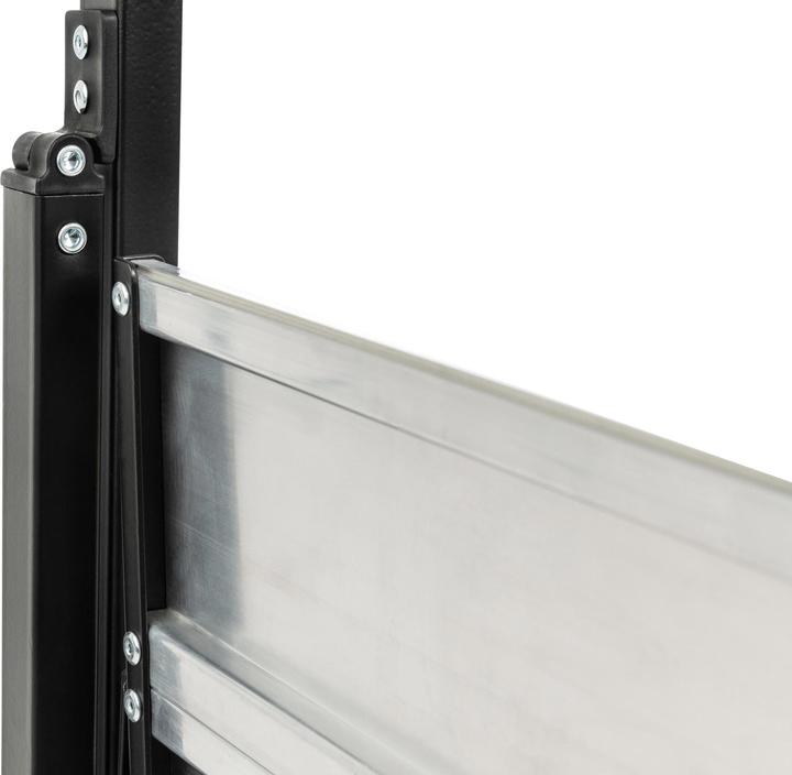 Produktbild Krafter Trittleiter 2 Stufen Stahl/Aluminium (Trittleiter, 48 cm)