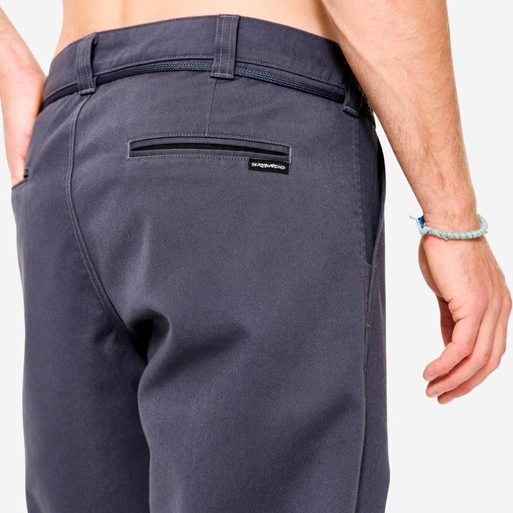 Actual product image Oxelo Hose Chino Skateboarding - CN500 Heavy grau (XL)