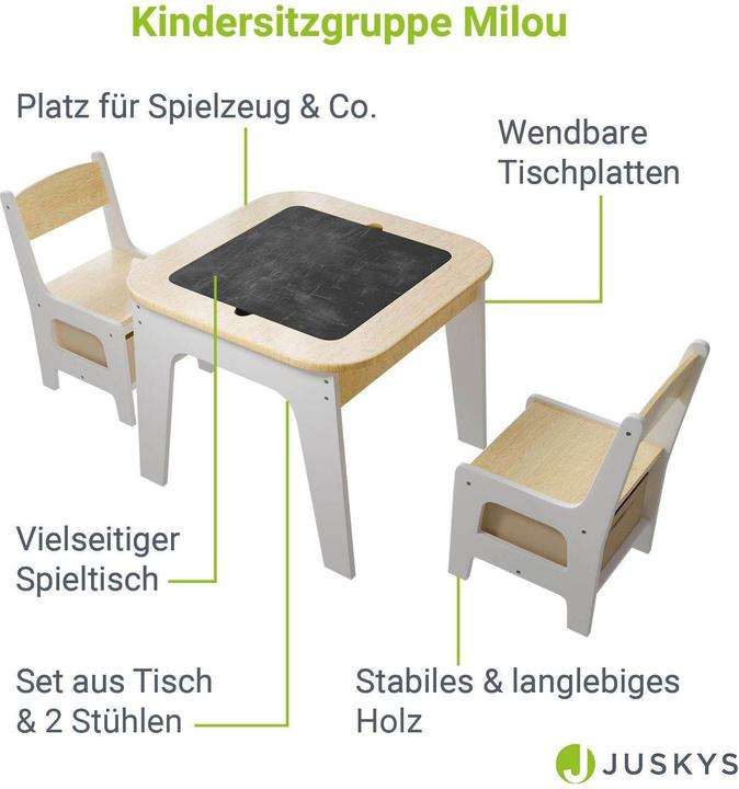 Produktbild Juskys Kindersitzgruppe Milou (Kindersitzgruppe)