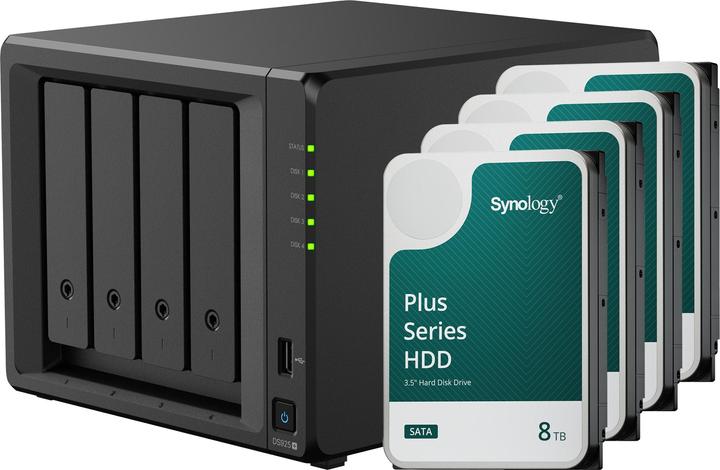 Produktbild Synology DS925+ (4 x 8 TB, Synology HAT 33xx)