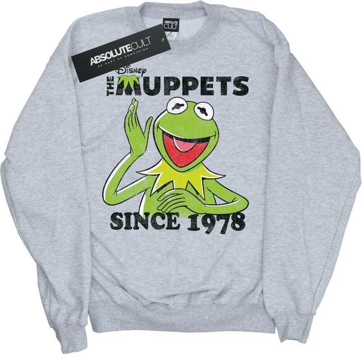 Actual product image Disney Mens The Muppets Kermit Since 1978 Sweatshirt (M)