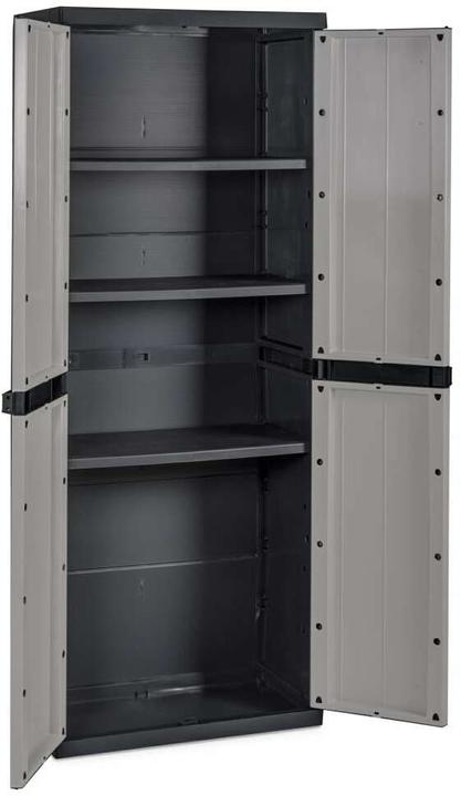 Immagine prodotto Toomax Schrank Bios midi 65 x 165 cm Schwarz/Warmgrau (65 cm, 165 cm)