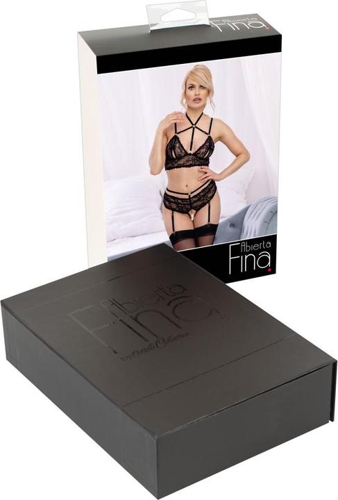 Actual product image Abierta Fina Bra Set black M (M)