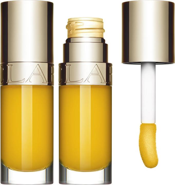 Actual product image Clarins Lip Comfort Oil Power of Colours 21 Joyful Yellow 7ml (21)