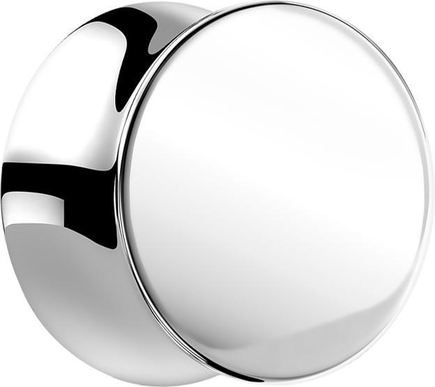 Star Piercing Flared Plug silber (ohne Messing, Chirurgenstahl 316L)
