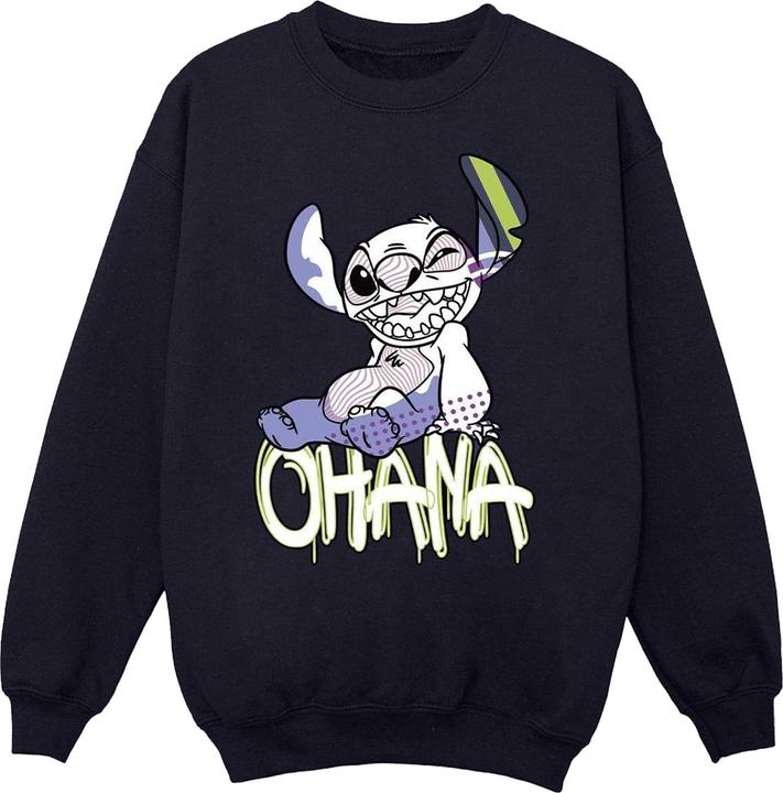 Disney Lilo And Stitch Ohana Graffiti Sweatshirt (XL)