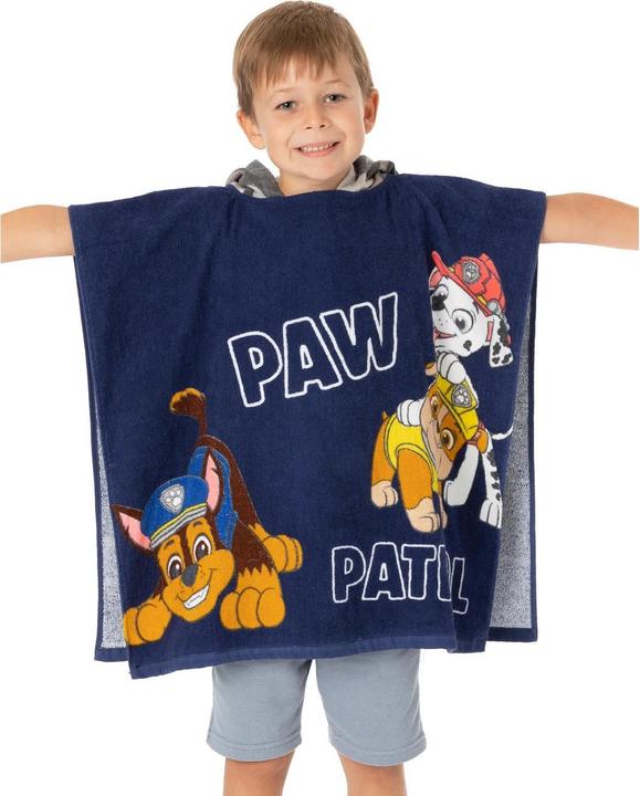 Actual product image Paw Patrol Kids/Children Camo Hooded Towel