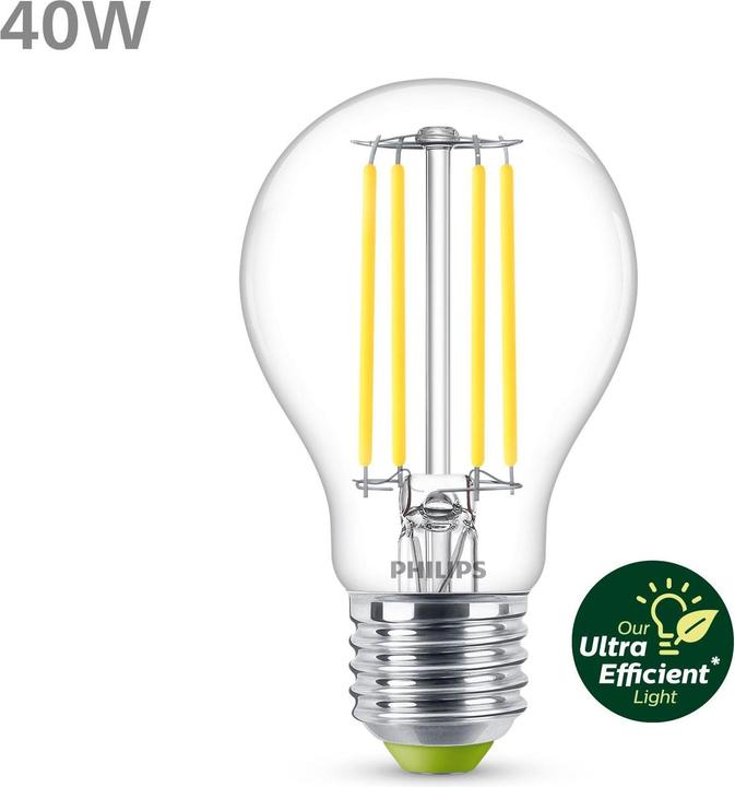 Label énergétique Philips LED Classic (E27, 2.30 W, 485 lm, 1 x, B)