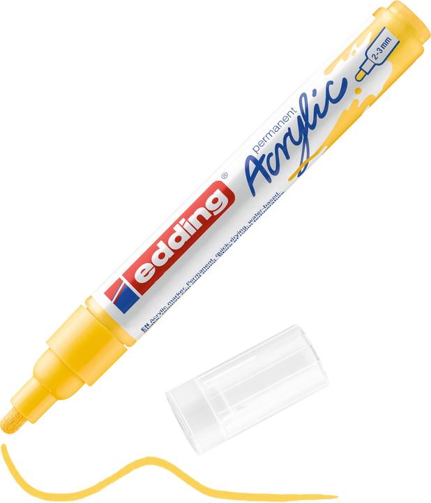Image du produit Edding Marqueur acrylique 5100 Medium (Trafic jaune, 3 mm, 1 x)