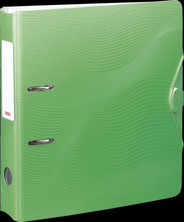 Actual product image WAVE Folder green plastic 7.0 cm DIN A4 (A4, 70 mm, 1 Piece)