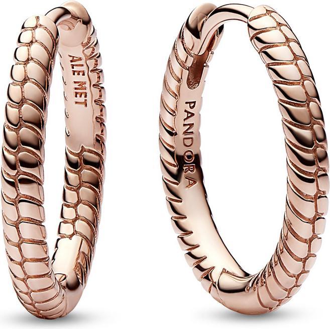 Immagine prodotto Pandora Orecchini a cerchio Moments Small Charm (placcato oro rosa, Metallo)