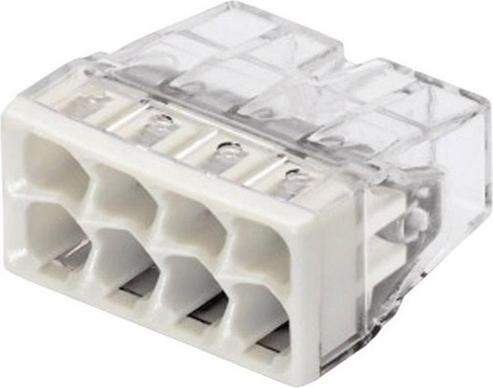Produktbild Wago COMPACT Steckklemme, 8 x 0.5 - 2.5mm², grau, VPE 50 Stk.