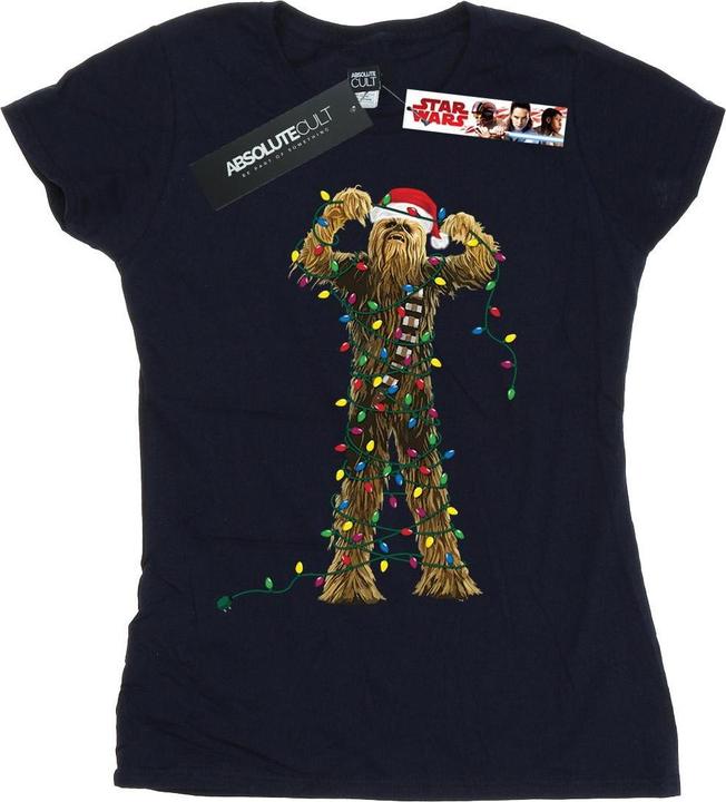 Image du produit Star Wars - T-shirt CHEWBACCA CHRISTMAS LIGHTS - Femme (L)
