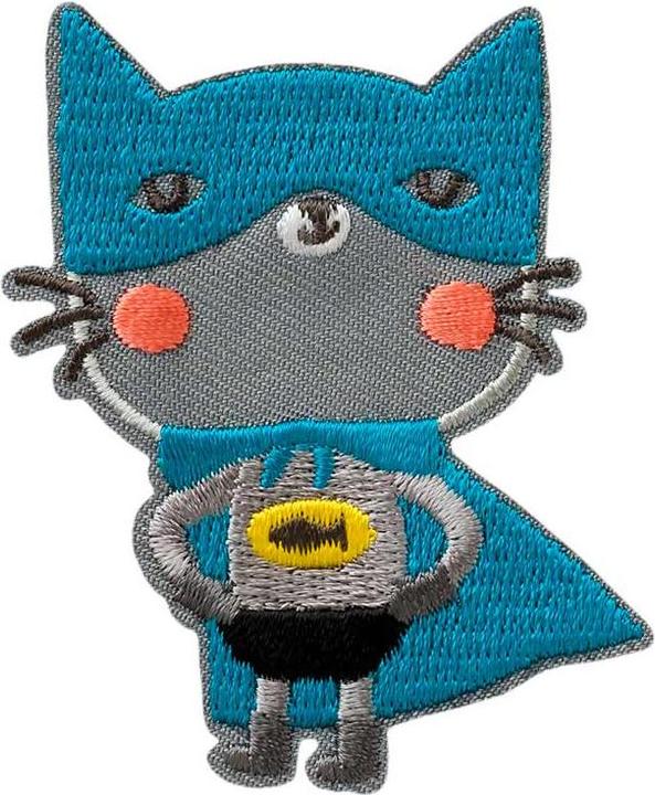 Immagine prodotto Mono Quick Applikationen - Kids and Hits - aufbügelbar Superheld Katze farbig 1 St (1 x)