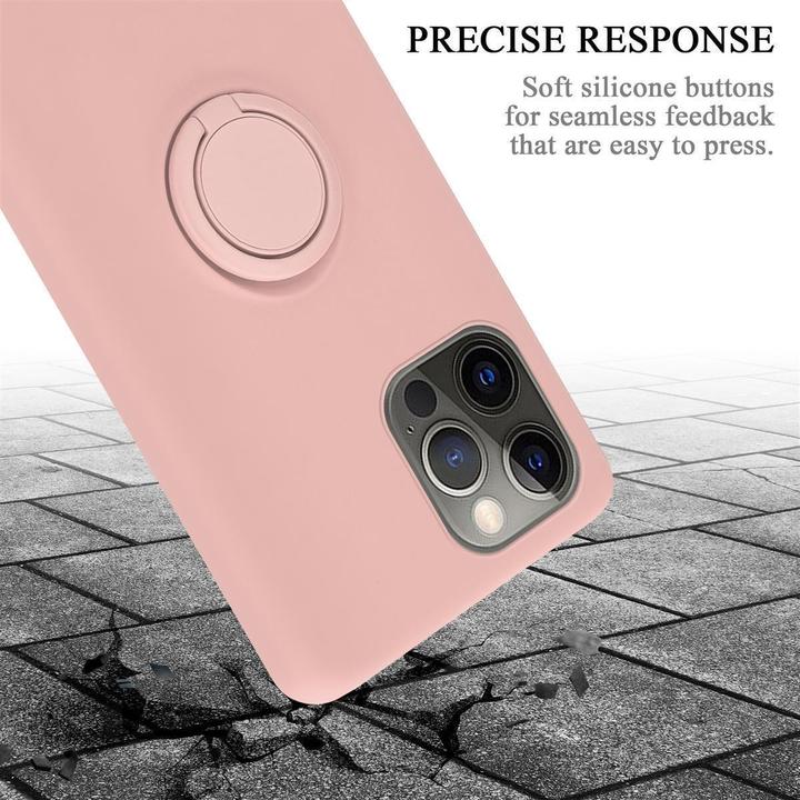 Actual product image Cadorabo TPU Liquid Ring Silicone Case Cover (Realme 12 Pro+, Apple iPhone 12)