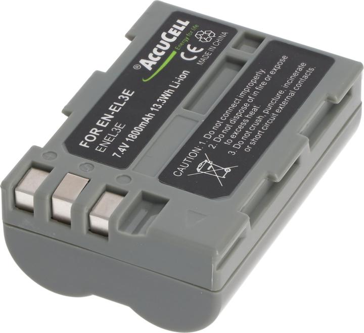 Produktbild AccuCell Akku passend für Nikon D80 (Akku)