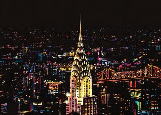 Figured'Art Kratzbild – New York